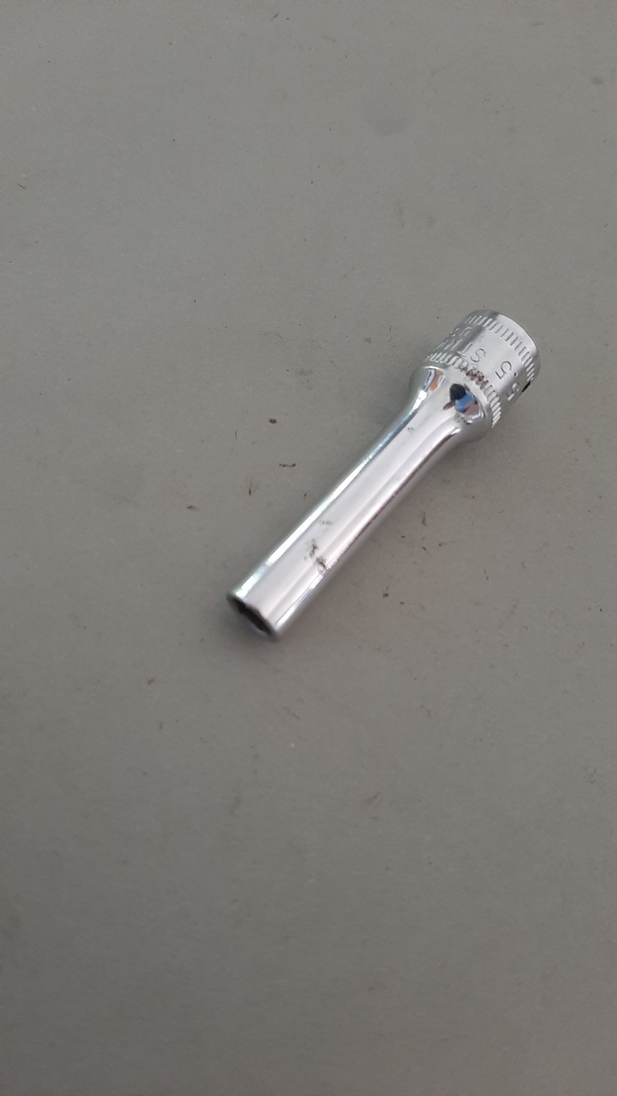 Snap-on STMM5.5 Socket 1/4″ Drive 5.5mm Deep 6pt Point Chrome USA 626