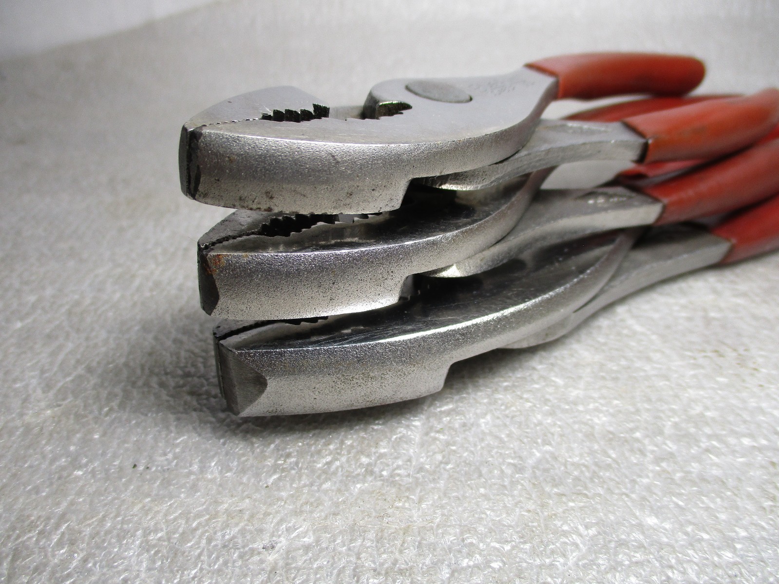 🇺🇸 Blue-Point Complete 3-Piece Pliers Set USA Made Red 10, 8, & 6″ Slip Joint