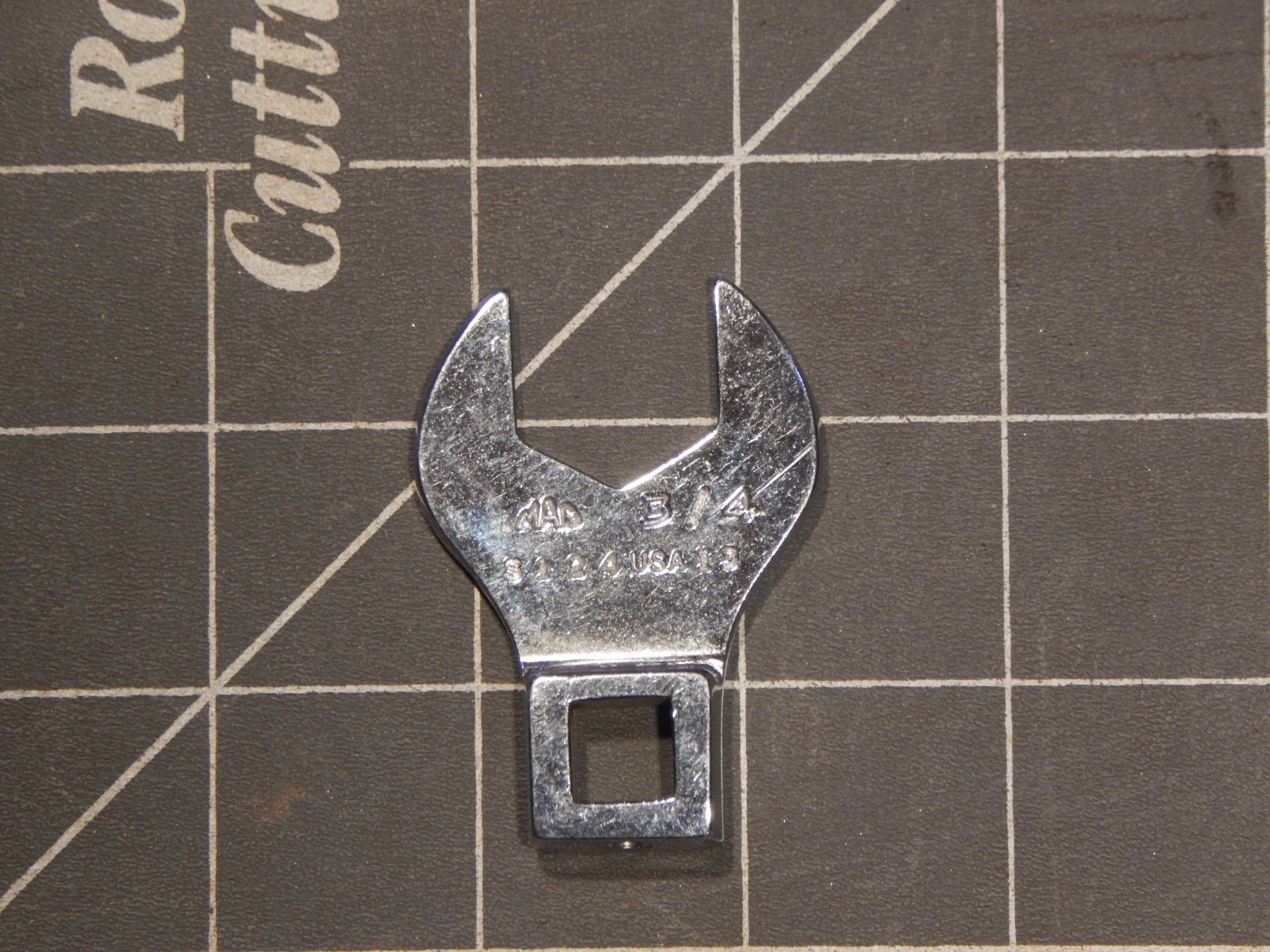 Mac 3/8″ Drive Specialty Thin Open End Crowfoot Wrench 3/4″ S124 Crows Foot Dr