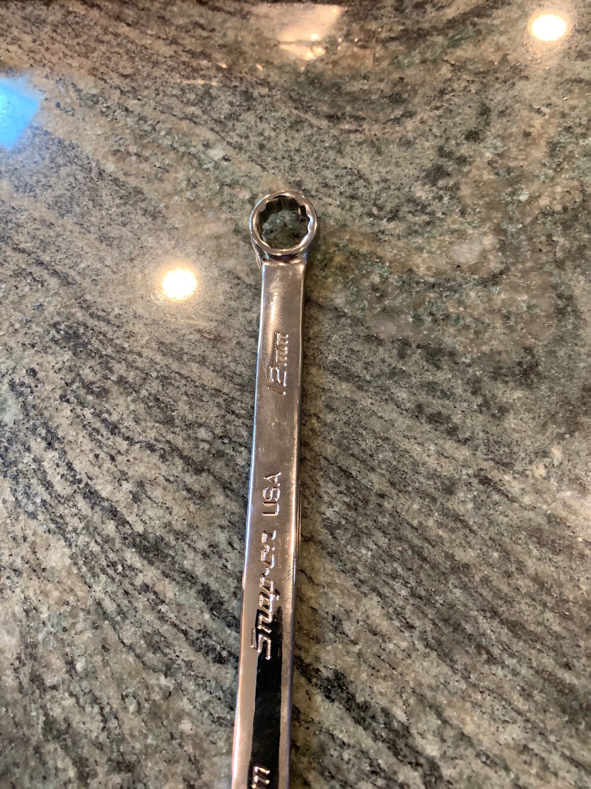 Snap-On soexm12 12mm 12 point chrome metric combination wrench