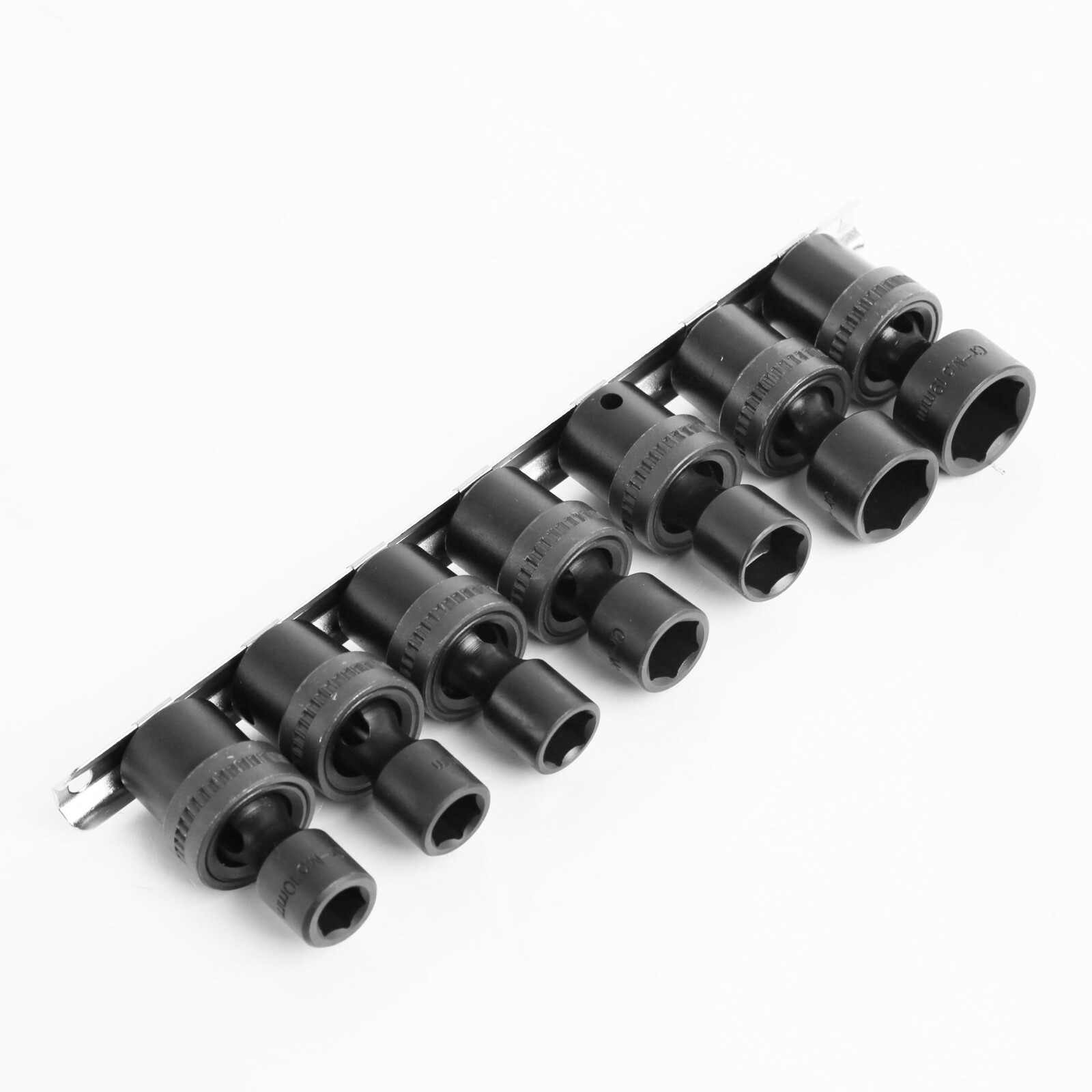 7Pcs 3/8″ Drive Universal Swivel Deep Impact Socket Set CR molybdenum METRIC