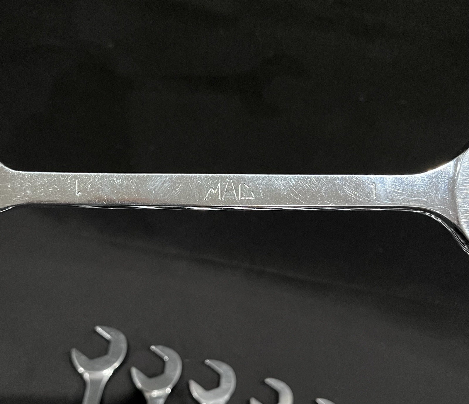 Mac Tools 11 Pc SAE 4-Way Angle Head Open End Wrench Set 5/16 – 1″ USA