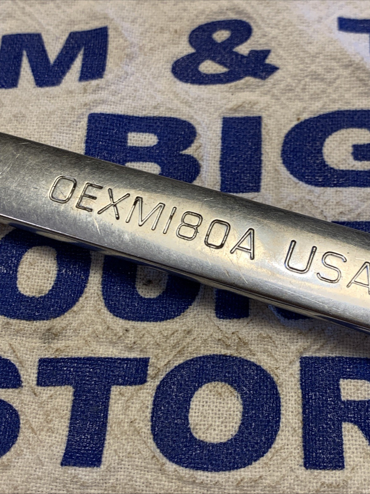 1990 Snap-on Tools USA 18mm Metric 12pt Combination Wrench OEXM180A
