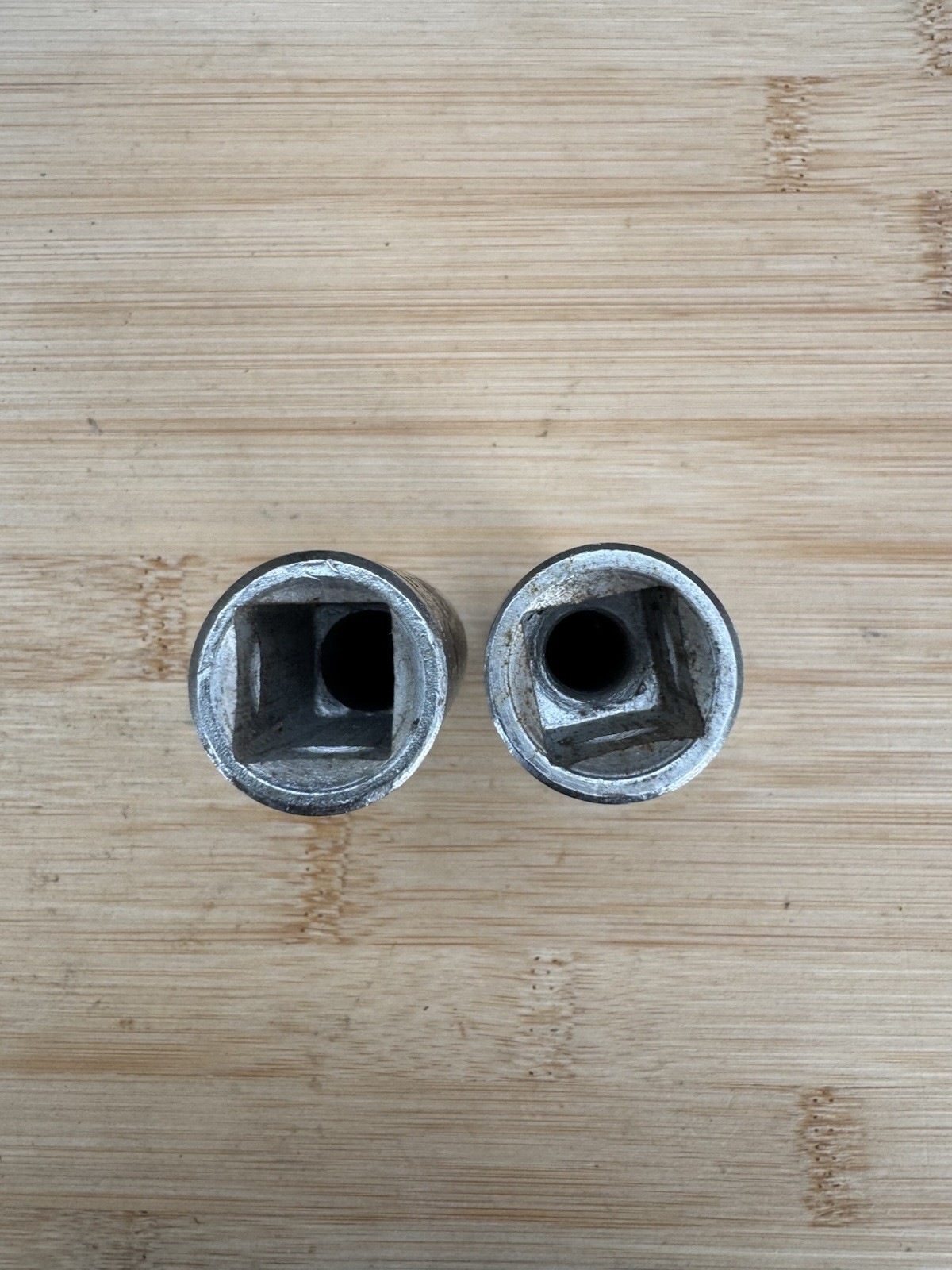 Vintage True craft 1/2, 9/16 Deep well 12pt 1/2 Drive Sockets