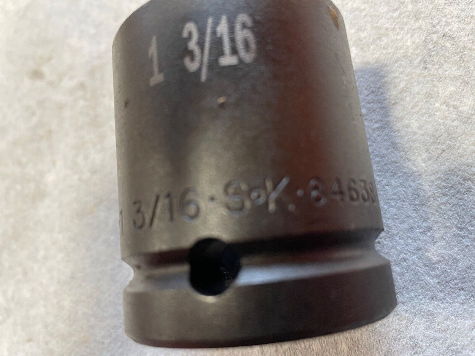SK 84638 1-3/16″ 3/4″ Drive 6-Point Impact Socket NEW Made in USA