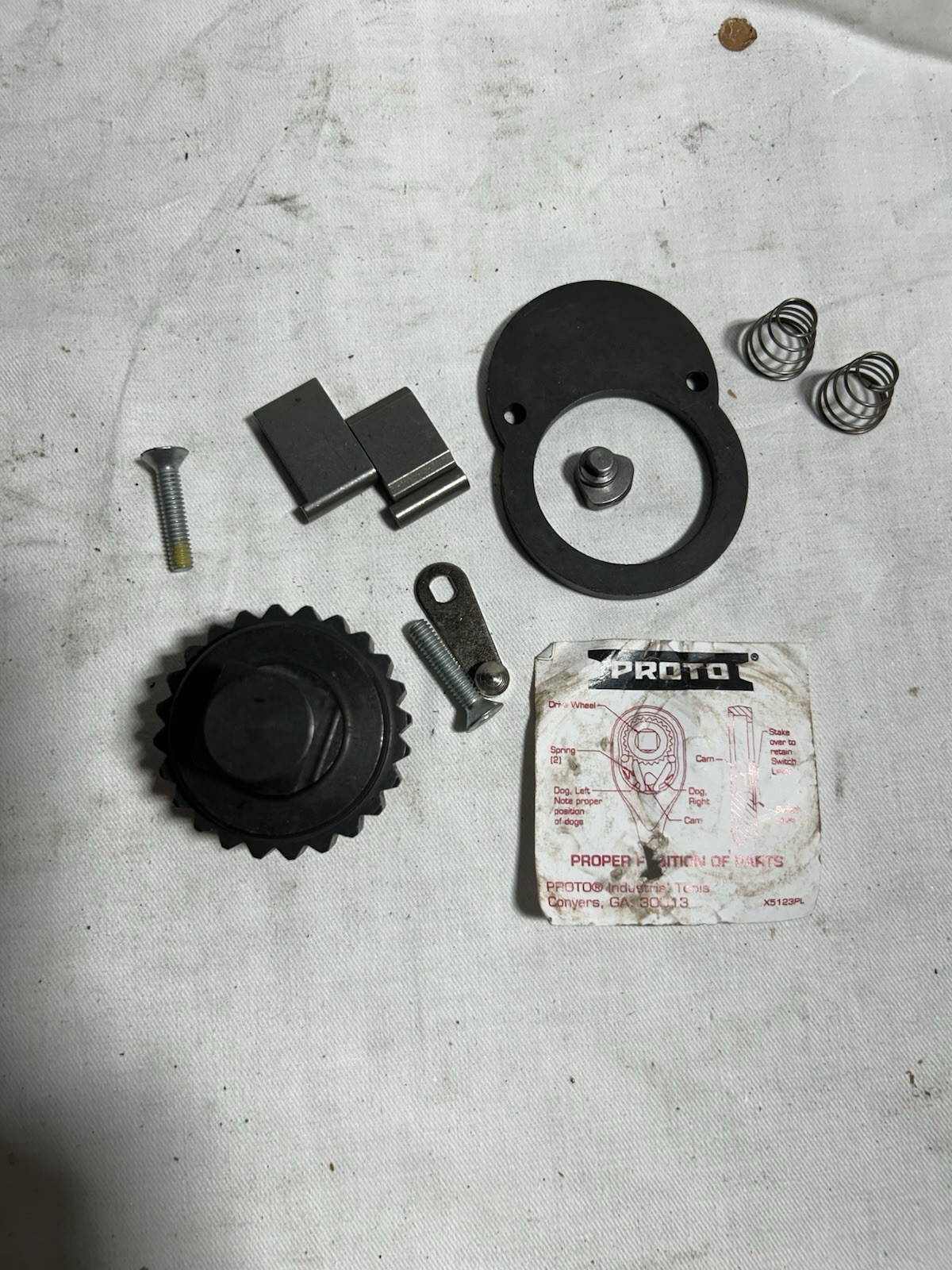J5649RK 3/4″ Drive Proto Ratchet Repair Kit Fits Model 5649 OEM Parts.￼