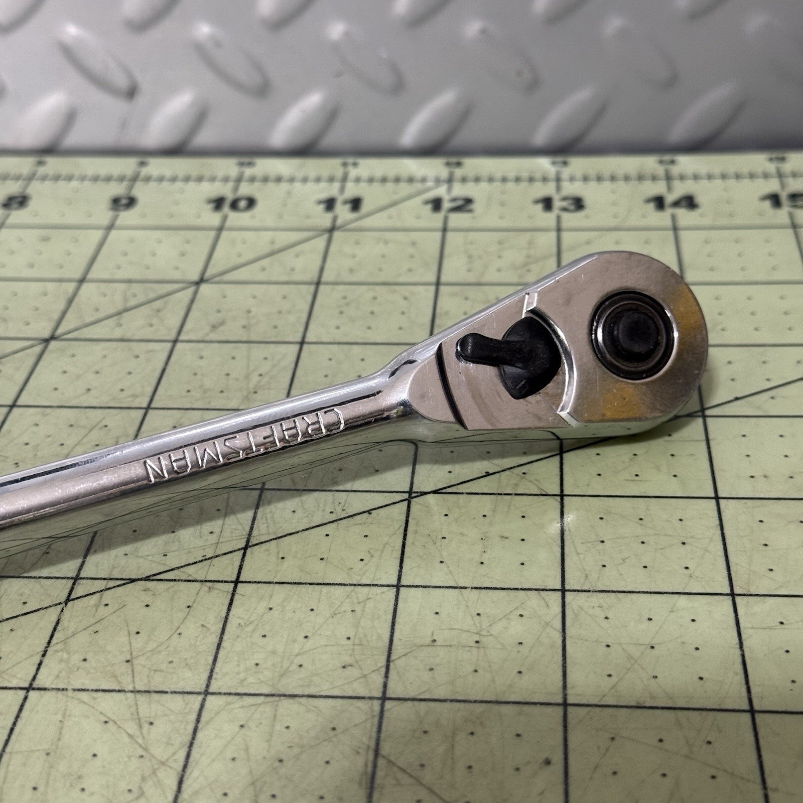 Vintage Craftsman VS 44833 3/8” Drive Long Handle 11” Made in USA (Chrome)