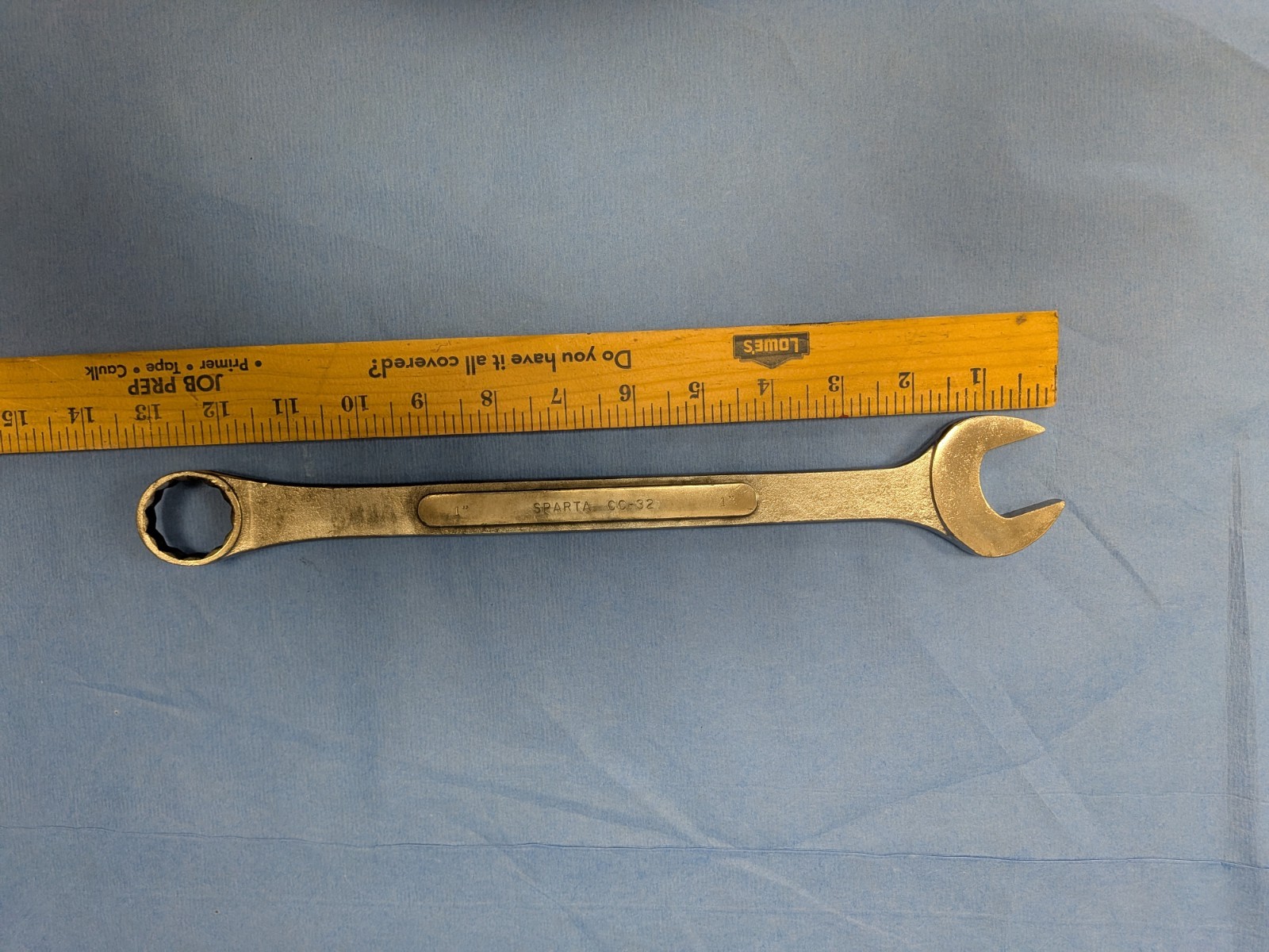 Sparta 1 inch 12Pt Combination Wrench USA CC-32, Used. 13 Inches Long, Free Ship