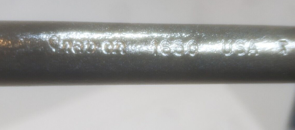 NICE SNAP ON TOOLS 1650 LADY FOOT ROLLING HEAD PRY BAR 15.5″ LONG