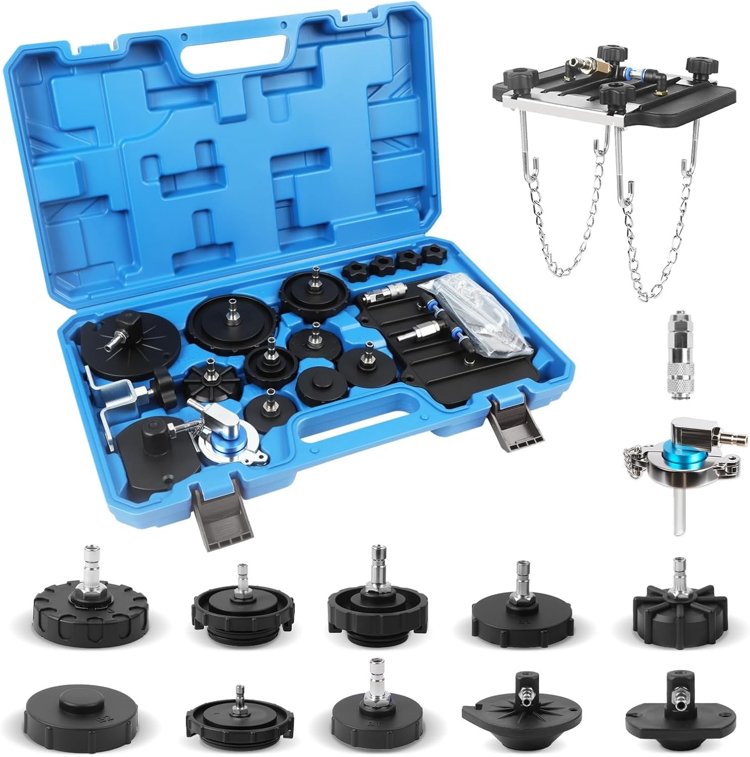 Brake Master Cylinder Bleeder Kit 12 pcs Compatible for Most Vehicles