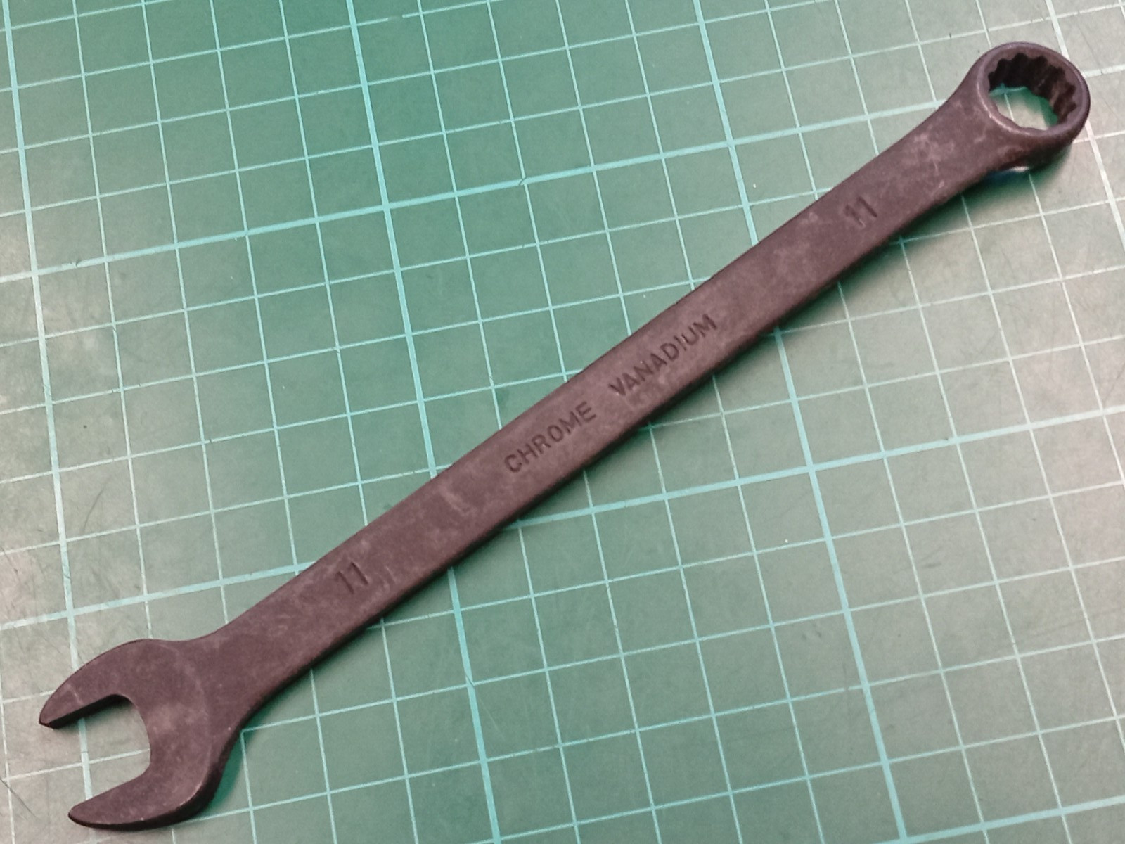 New Paramount, 11mm Black Oxide, Combination Spanner, Made In Taiwan
