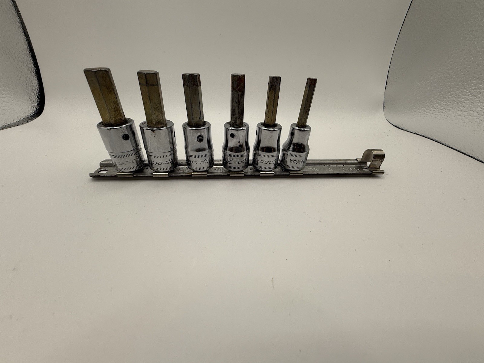 Snap On Tools 3/8″ Drive Metric Hex Bit Socket Set (5-10 mm) Snap On Organizer