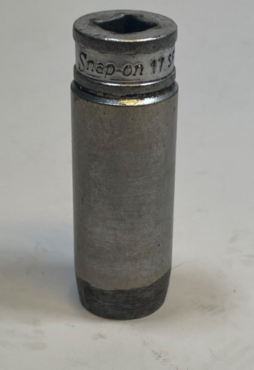 Snap On Tools SFSM17 17mm Metric Flank Drive Deep Socket 3/8″ Drive 6 Point USA