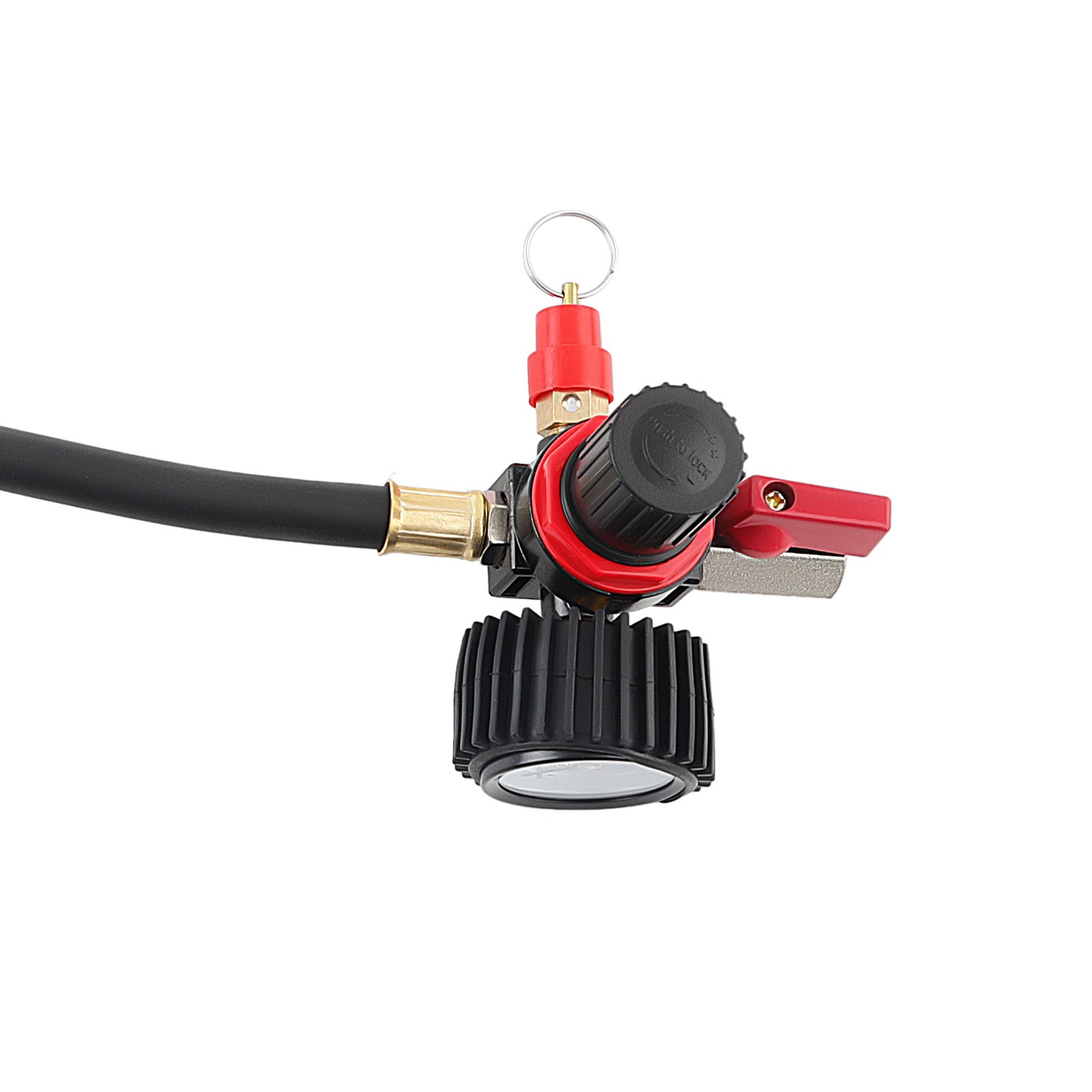 Safe Turbo System Leakage Tester with Pressure Gauge and Stepped Adapters