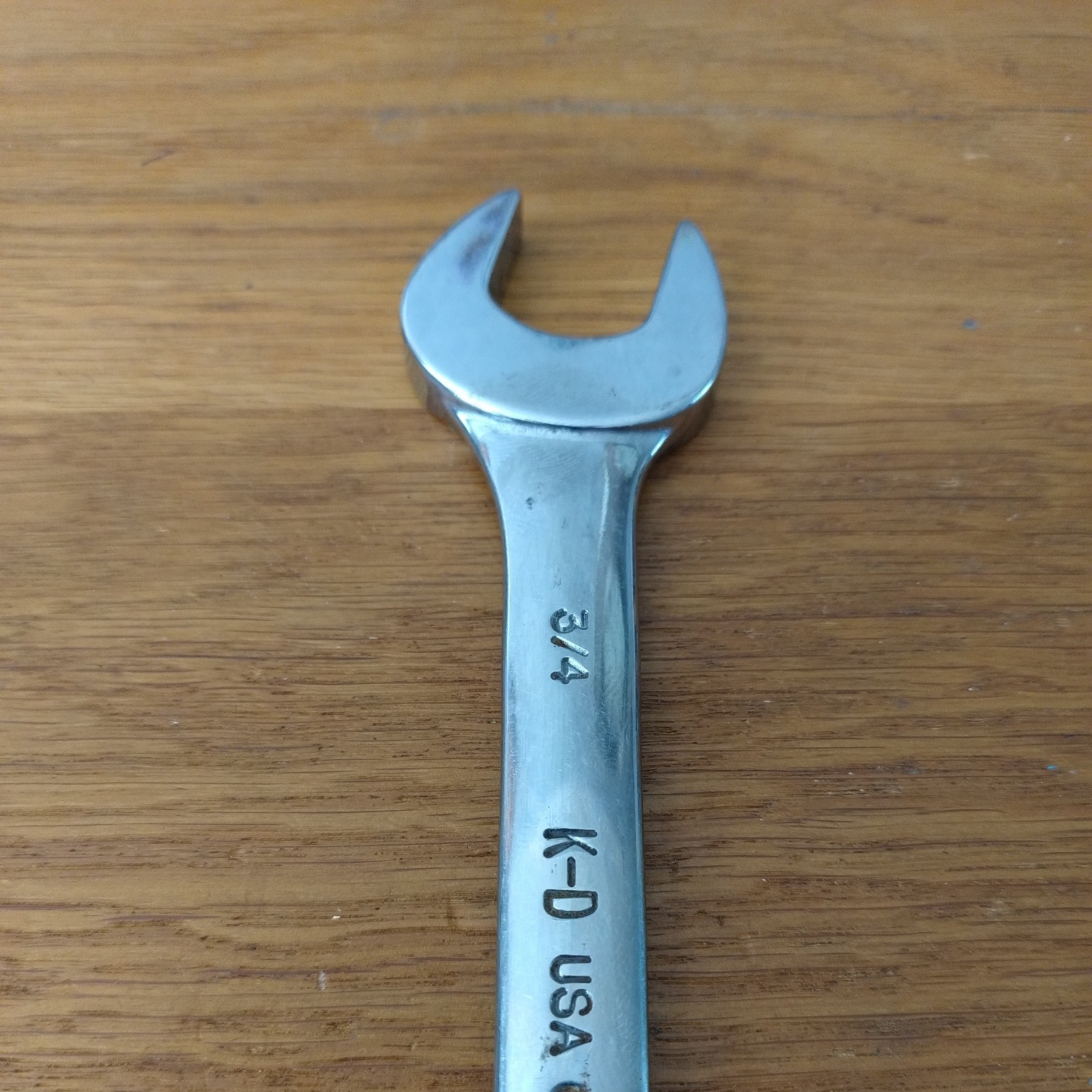 K-D USA 61124 3/4 In X 5/8 In SAE Open End wrench Vintage KD