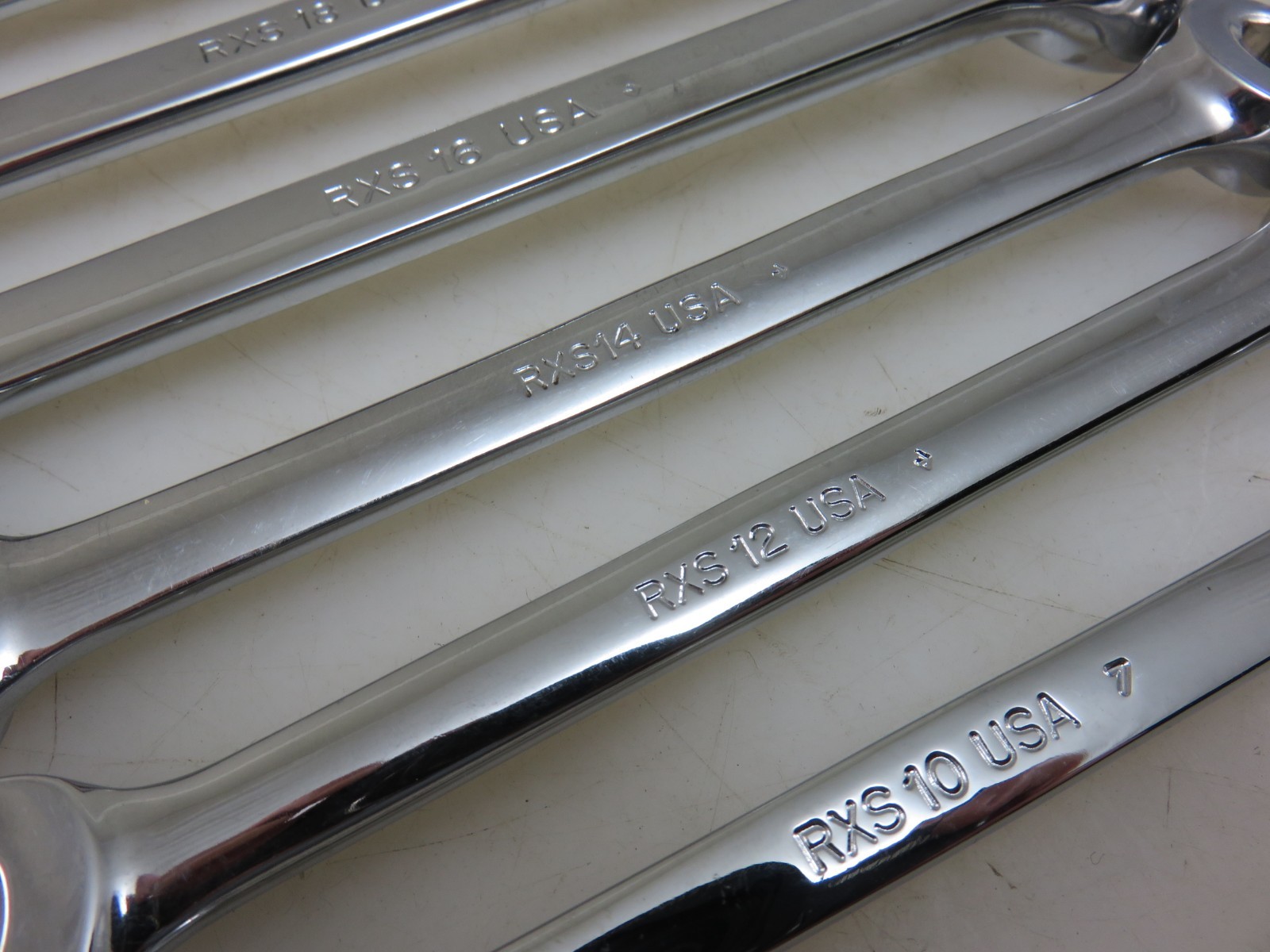 Snap-On RXS Series SAE Flare Nut Open End Wrench 6pc Set 5/16″-5/8″ Vintage