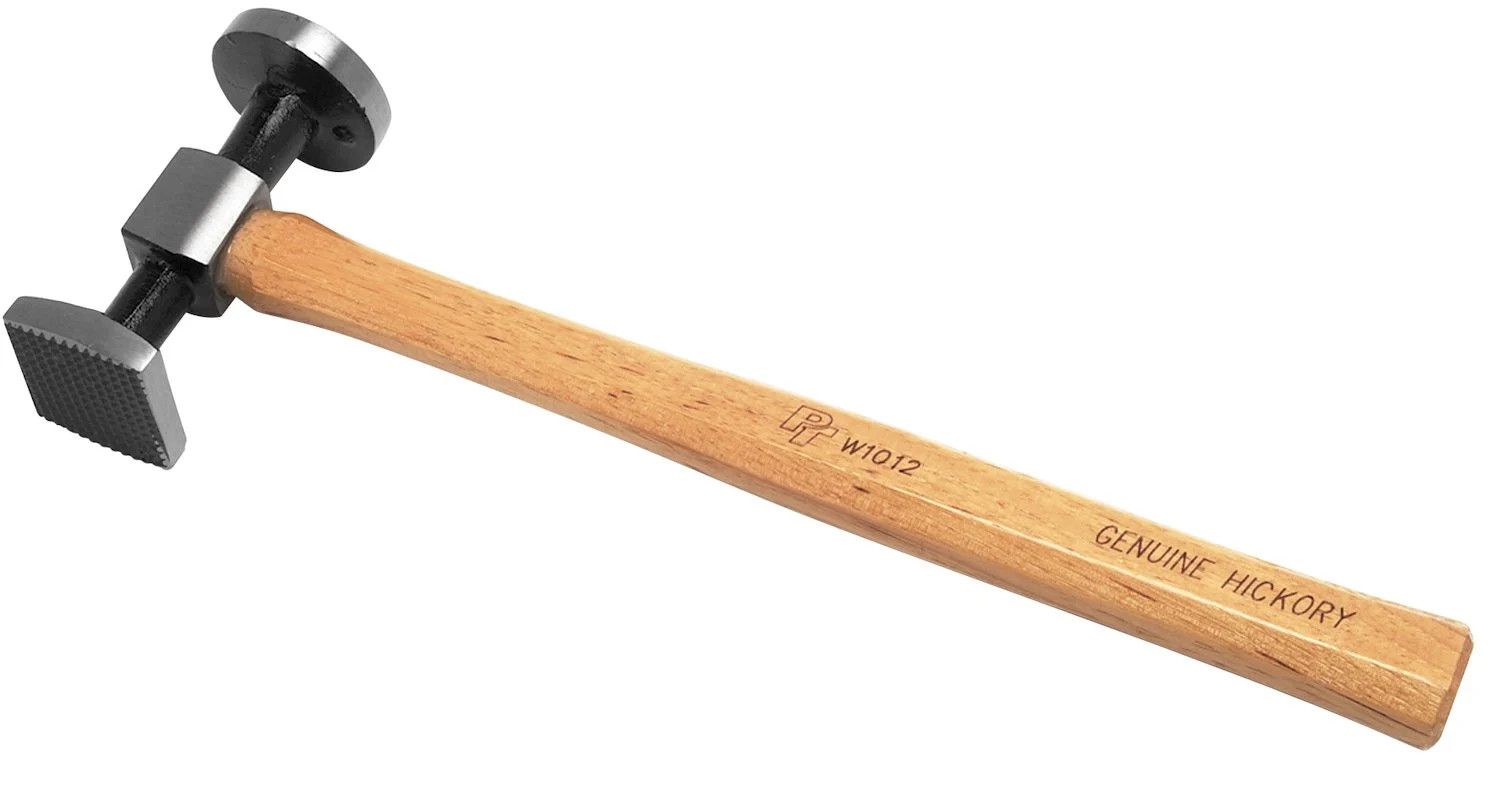 W1012 Heavy Shrinking Hammer For Heat-Shrinking Metal with Dolly 4.25 in. H