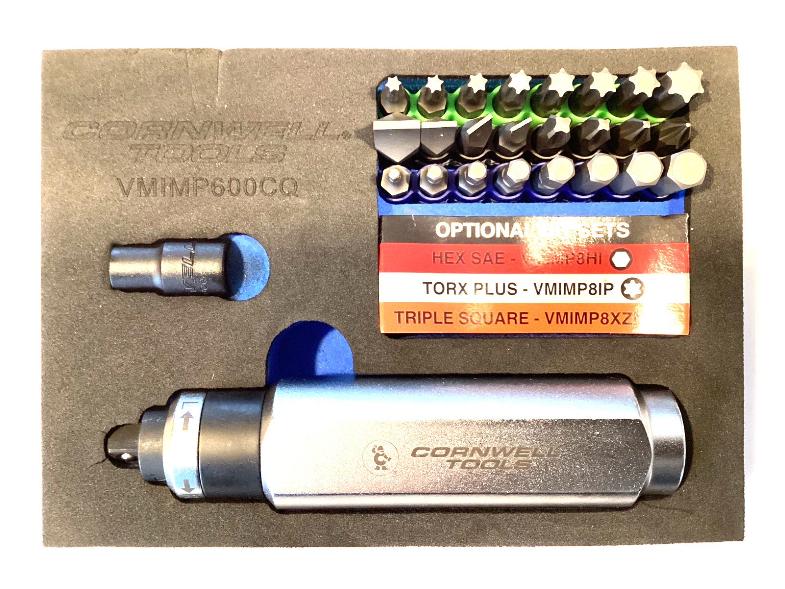 Cornwell Tools NEW 26 Piece 3/8″ Drive Hand Impact Driver Set In Foam VMIMP600CQ