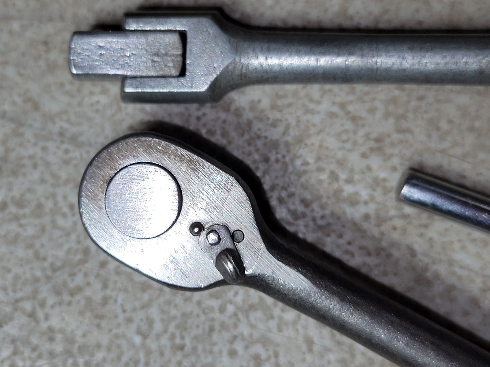 Rare Old Plomb 4751 1/4″ Micro Head Ratchet Socket Wrench working great breaker