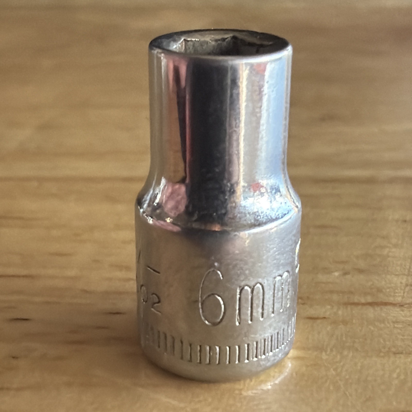 Craftsman 6mm Shallow Socket 1/4″ Drive 6 Point V Series 43502 Made in USA