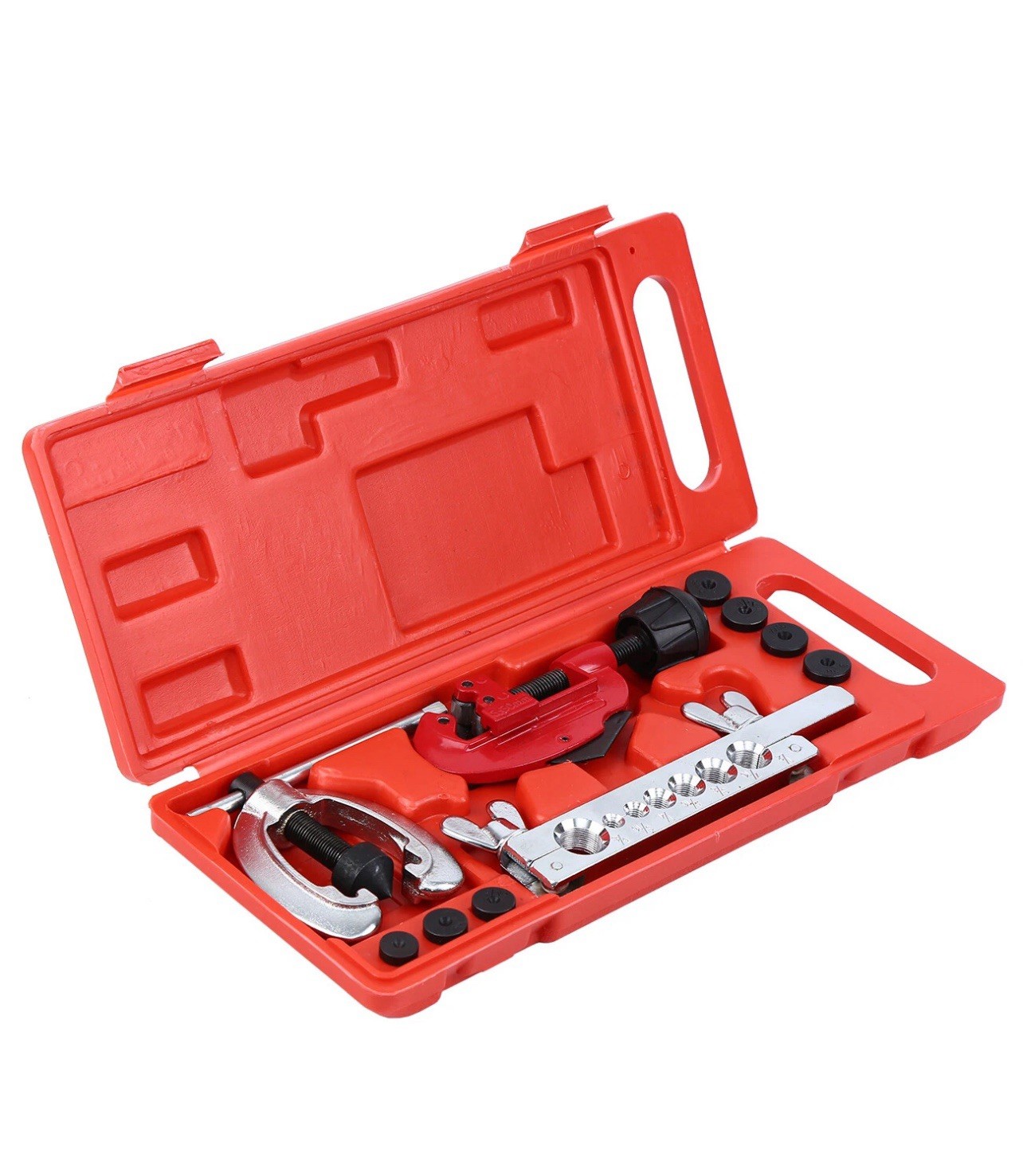 Double Flaring Brake Line Tool Kit Tubing Mini Pipe Cutter for Car Truck