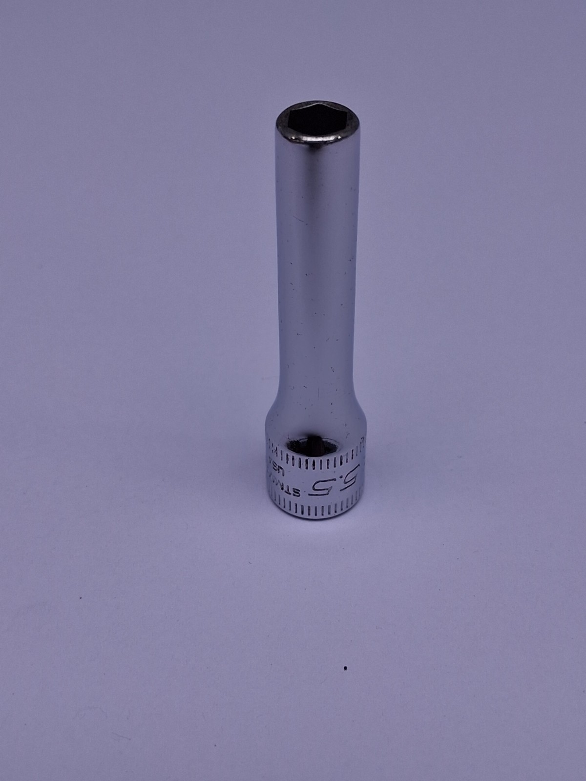 Snap-on Tools 5.5mm Chrome Deep 6pt Socket 1/4″ Drive STMM55 USA