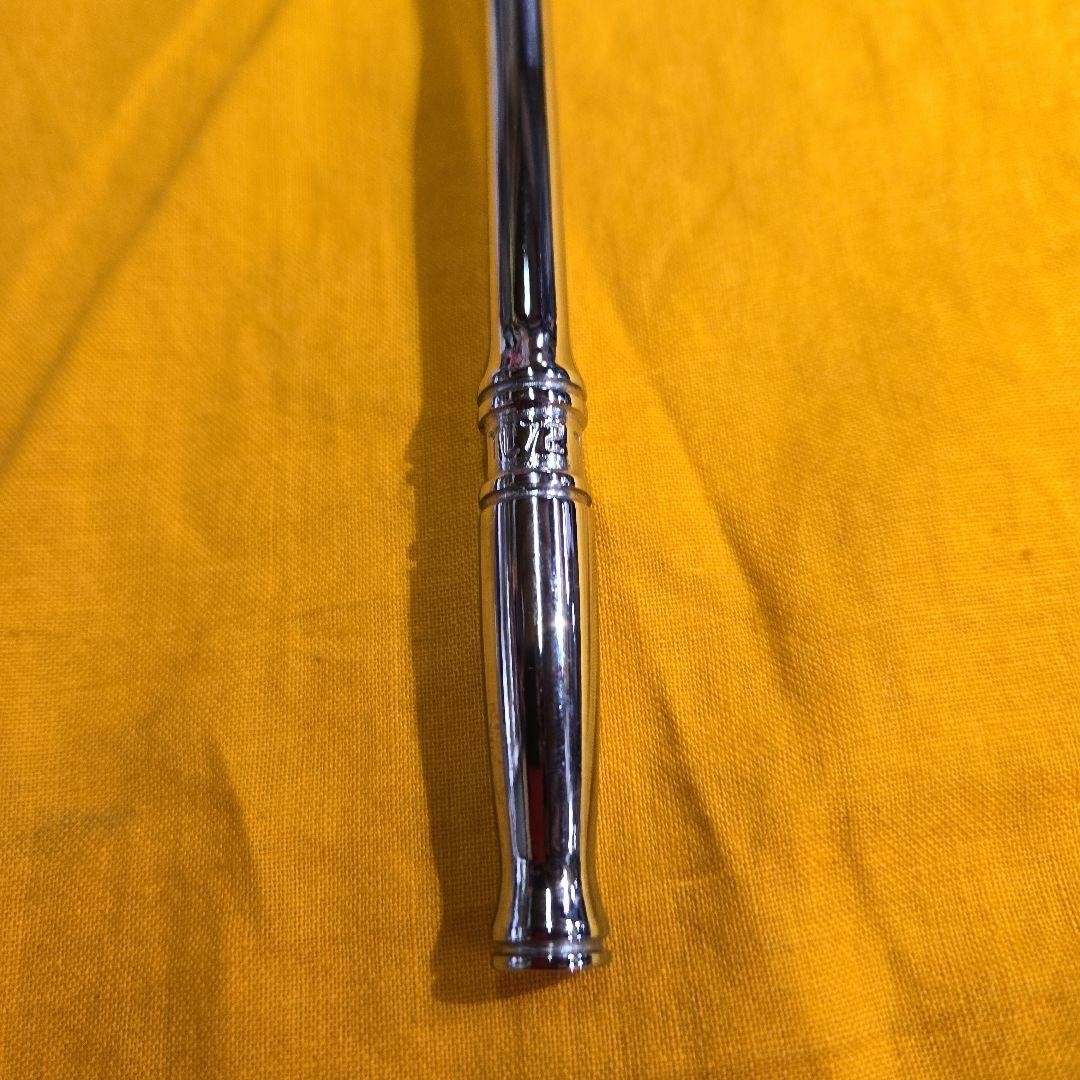 Snap-on TL72 1/4″ Drive Chrome Long Handle Ratchet sold as is