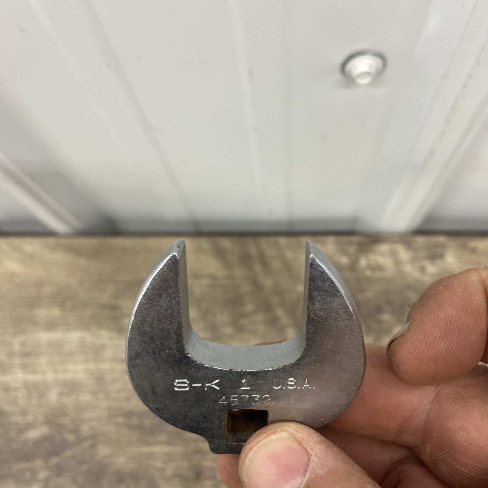 SK Tools 3/8″ Drive SAE 1″ Crowfoot Socket Wrench 45732 USA NICE