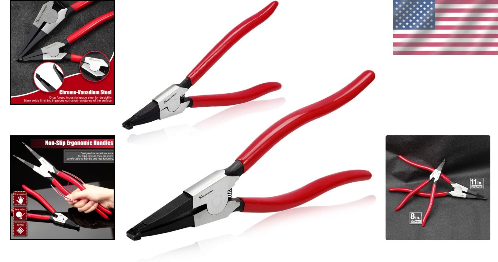 Flat Circlip Pliers Set – Automobile Transmission Tool