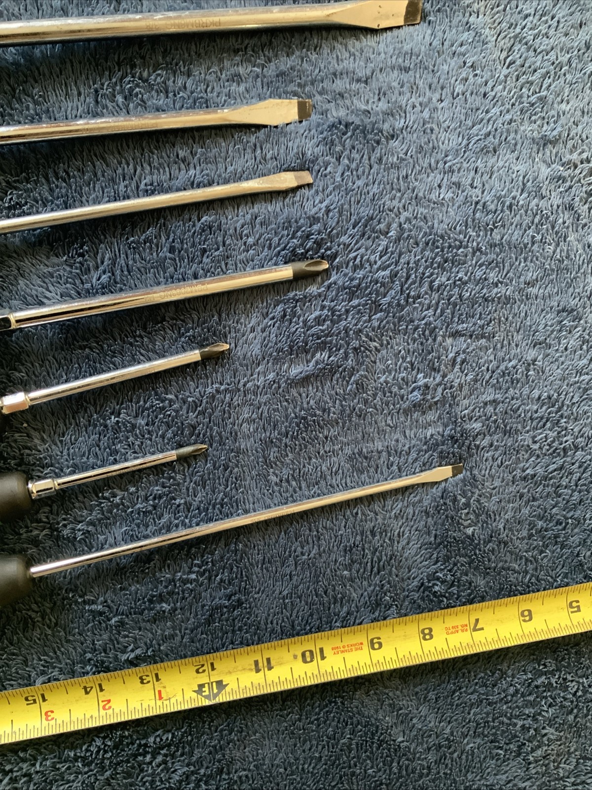 Mac Tools Green Screwdrivers……12pc…..see Pics….