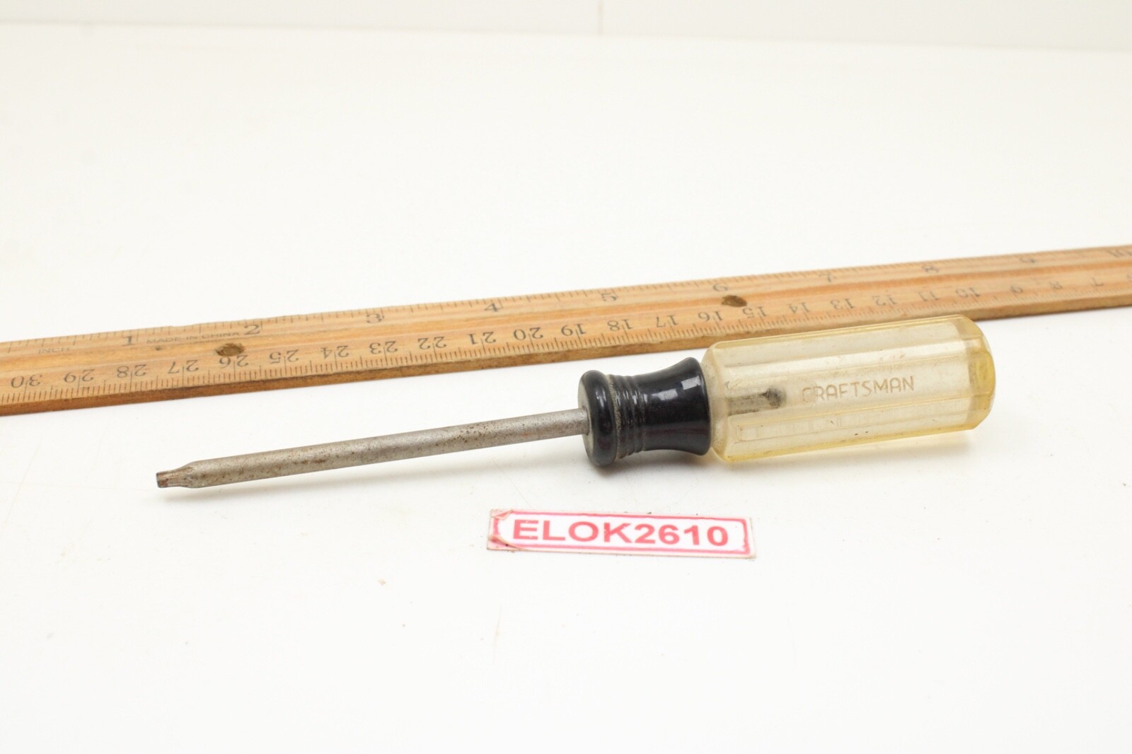 Craftsman 41474 WF T15 Torx Screwdriver Blue/Clear Handle USA