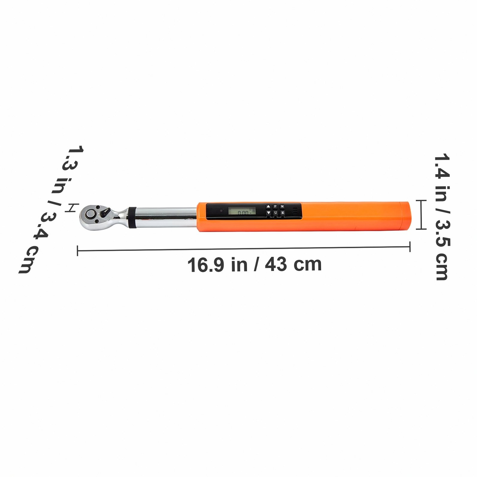 High-Accuracy 3/8″ Digital Torque Wrench ±2% Calibration 3 Modes