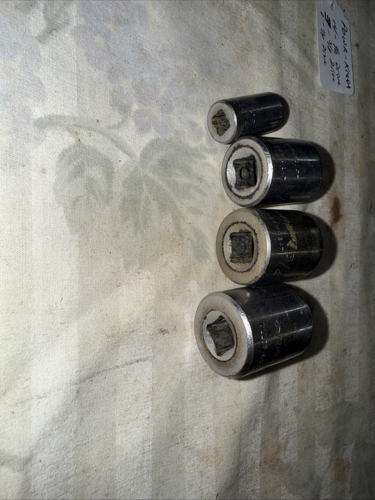 POWR KRAFT 1/2” Dr Sockets, 3/8” Sockets STD, And Deep. 18 Pieces