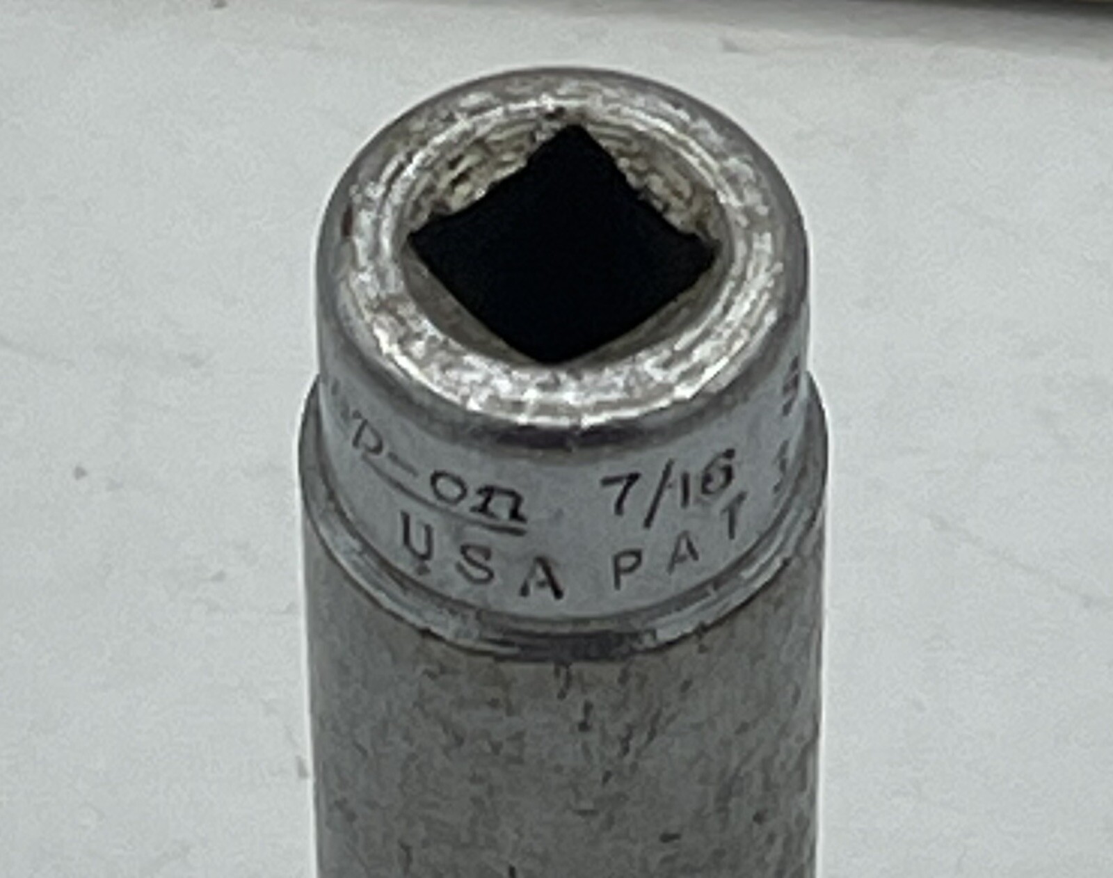 SNAP-ON STM 14 1/4″ Drive 7/16″ SAE USA Vintage 6 Point Deep Socket