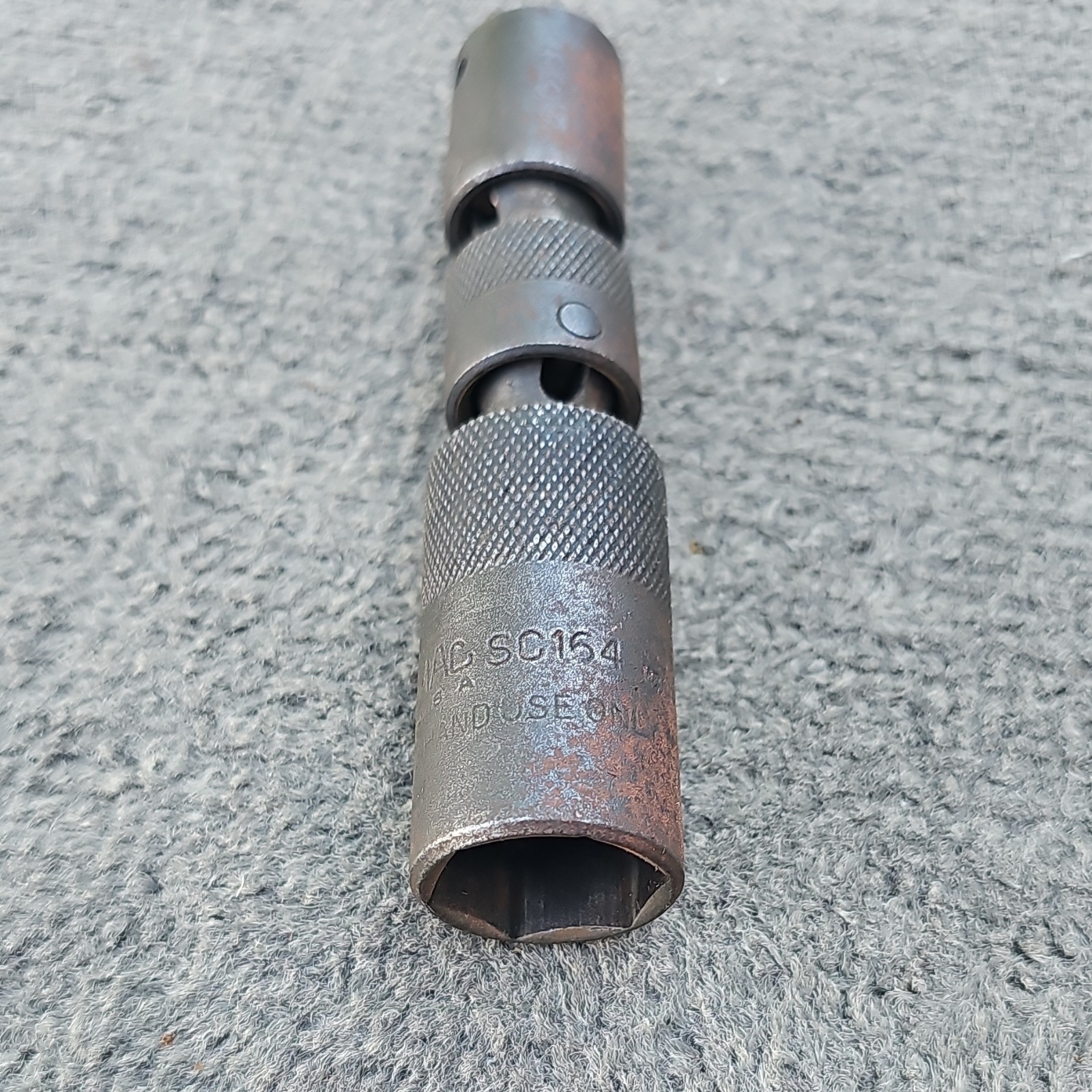 Mac 13/16 Double Swivel Socket 3/8 Drive 6 Point For Spark Plugs