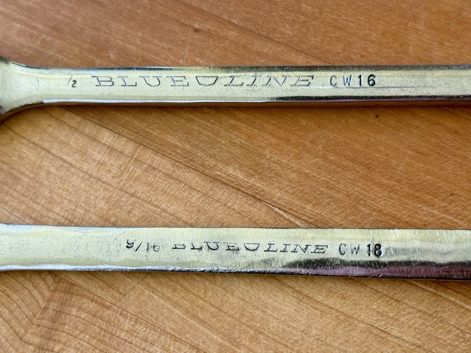 Blue Line Wrench Set 5 PCS SAE CW 16 18 20 23 24