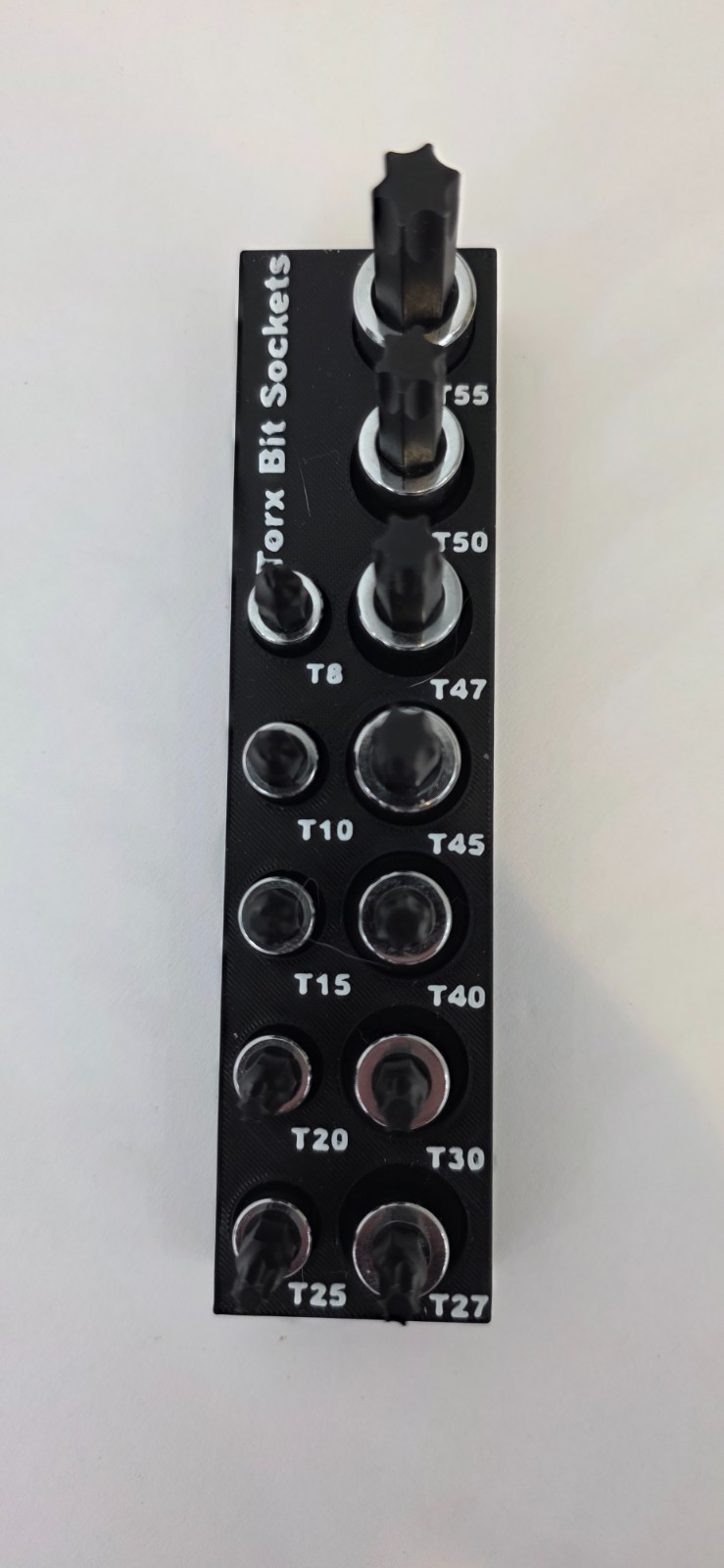 3/8 and 1/4 Torx Bit Socket Organizer