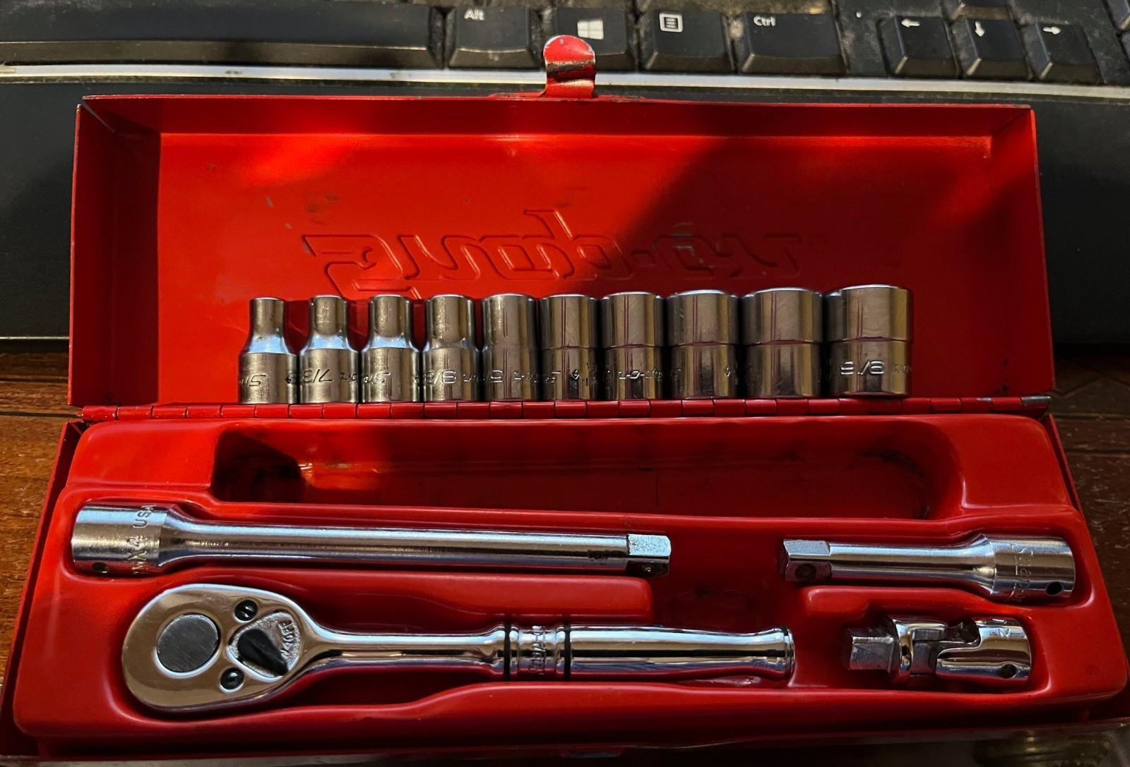 Snap-on KRA229 1/4″ SAE General Service Set 1989 Date Code