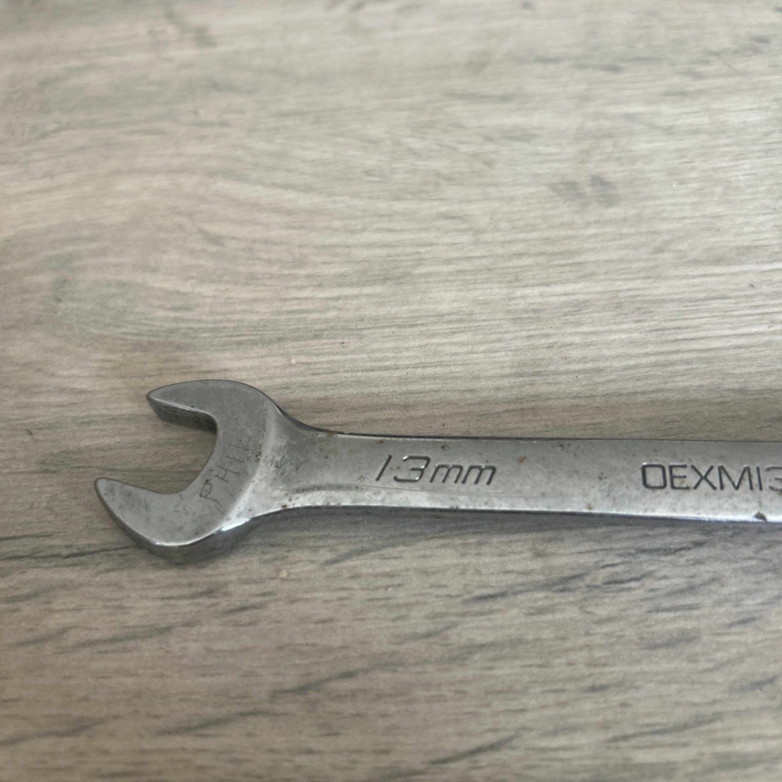 Snap-On Metric 13mm Short Chrome Combination Wrench Spanner 12 Point OEXM13B