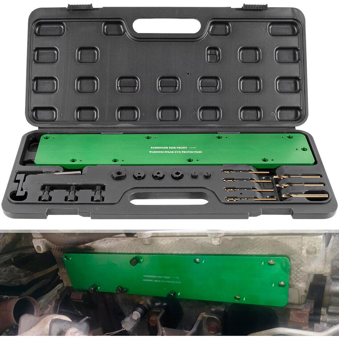 71500 Exhaust Manifold Bolt Stud Drill Template Removal Tool for Dodge 5.7L Hemi