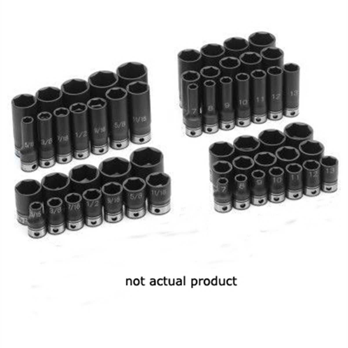 Grey Pneumatic 3/8″ Drive x 12mm Standard Duo-Socket – 6 Point