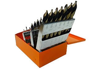 Knkut 29KK10 29 Piece Stepped Split Point Drill Bit Set it Set Brand New!