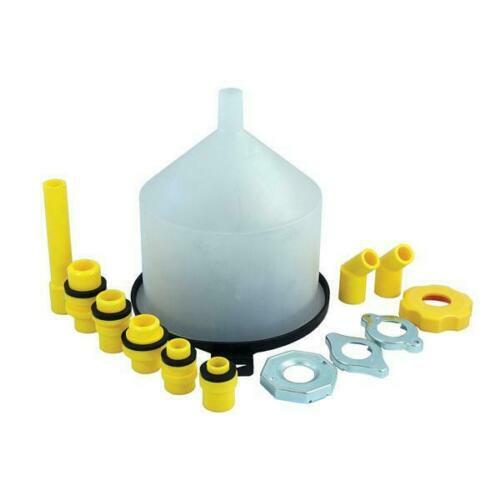 Spill Free Clear Funnel With Accessory Kit Radiator Cooling Coolant Fluid System