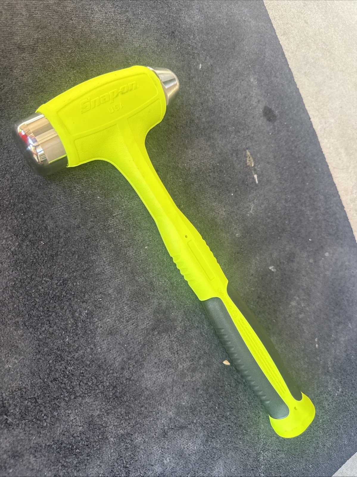 For Snap-on Tools NEW Yellow 32oz/900g Soft Grip Dead Blow Hammer HBBD32hv
