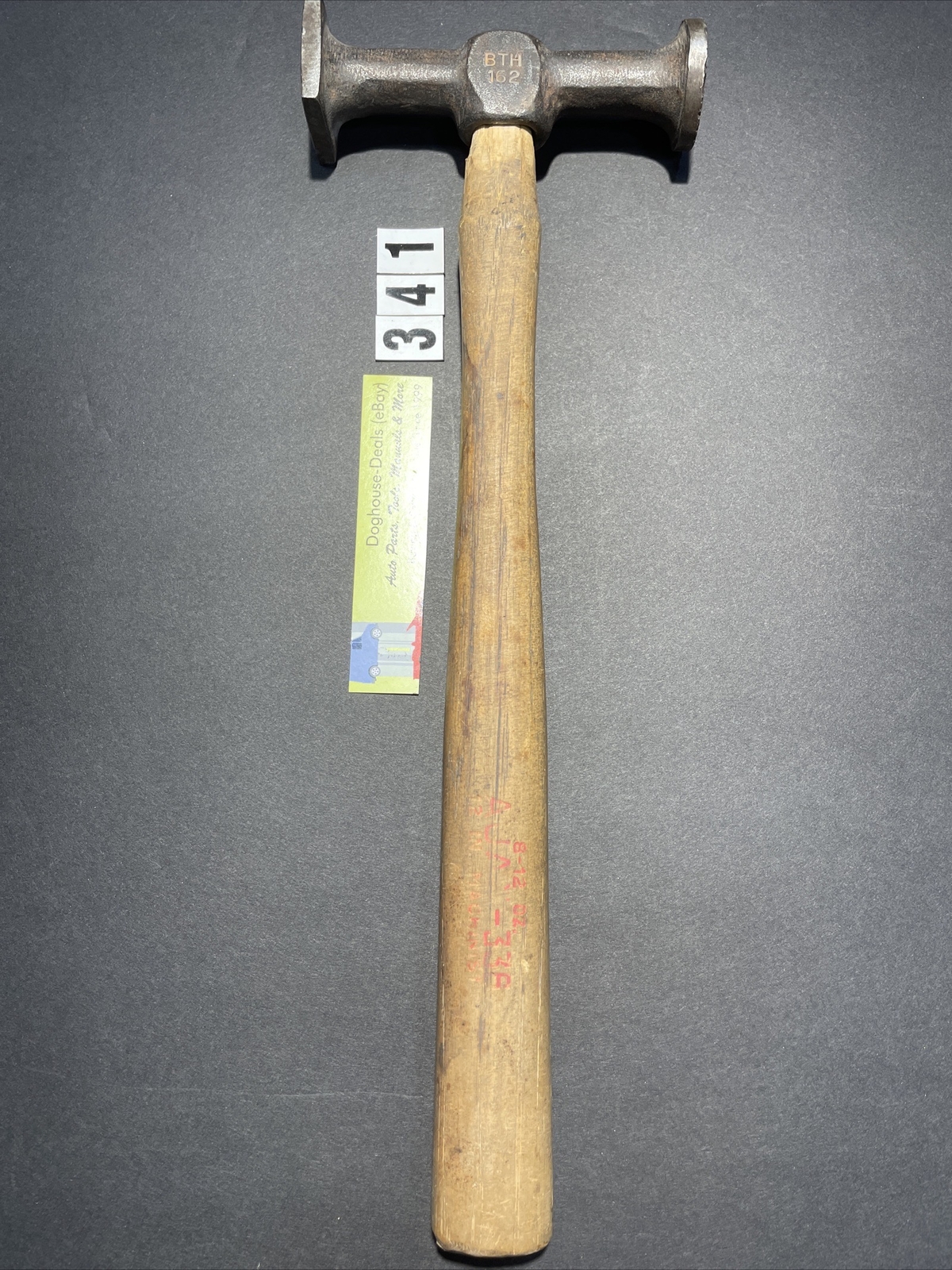 Ajax Wood Handle Auto Body Hammer 336, BTH162 Wood Handle, 12.25″ X 4.375″ (341)