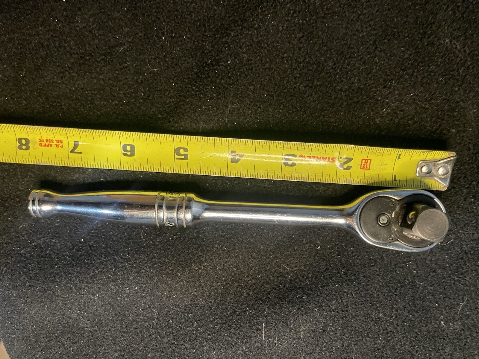 Rare Snap On 1/2 Drive 7 1/2” Long Ratchet SF710A
