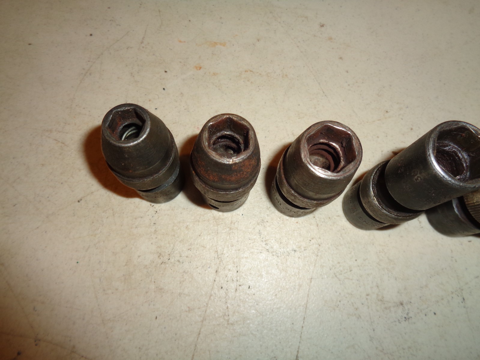 6 pc. Snap-On Tool IMB 1/2” Dr. Swivel Impact Socket Set, 6 pt, 7/16″-3/4″, USA