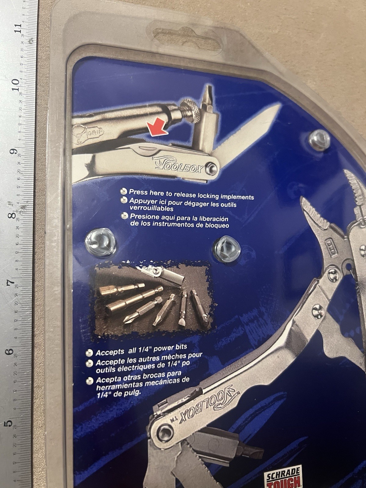 Petersen Dewitt Vise Grip Locking Pliers 5WR Schrade Multi-Tool USA Toolbox