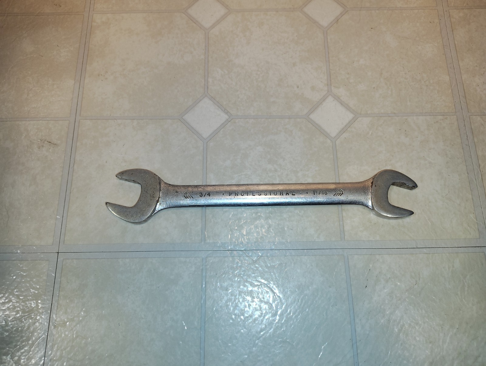 Proto Tools Professional 11/16″ x 3/4″ Double Open End Wrench 3035 Made In USA