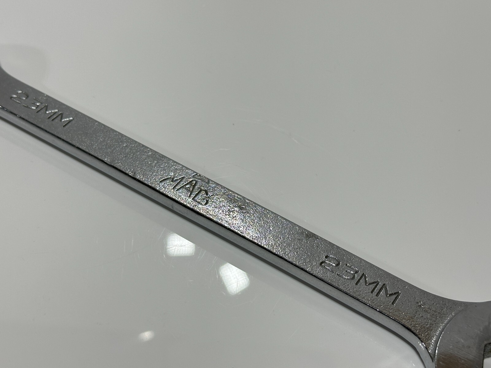 MAC Tools USA M23CW Metric 23mm Satin Chrome Combination Wrench – 12 Point
